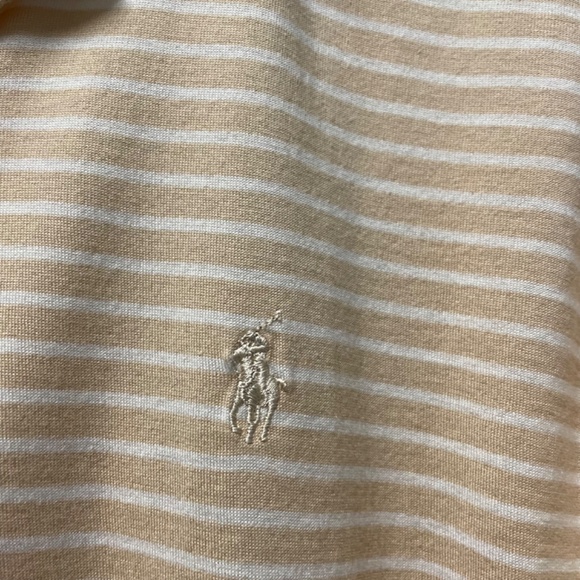 Ralph Lauren Cream Striped Long Sleeve Top - Picture 6 of 11